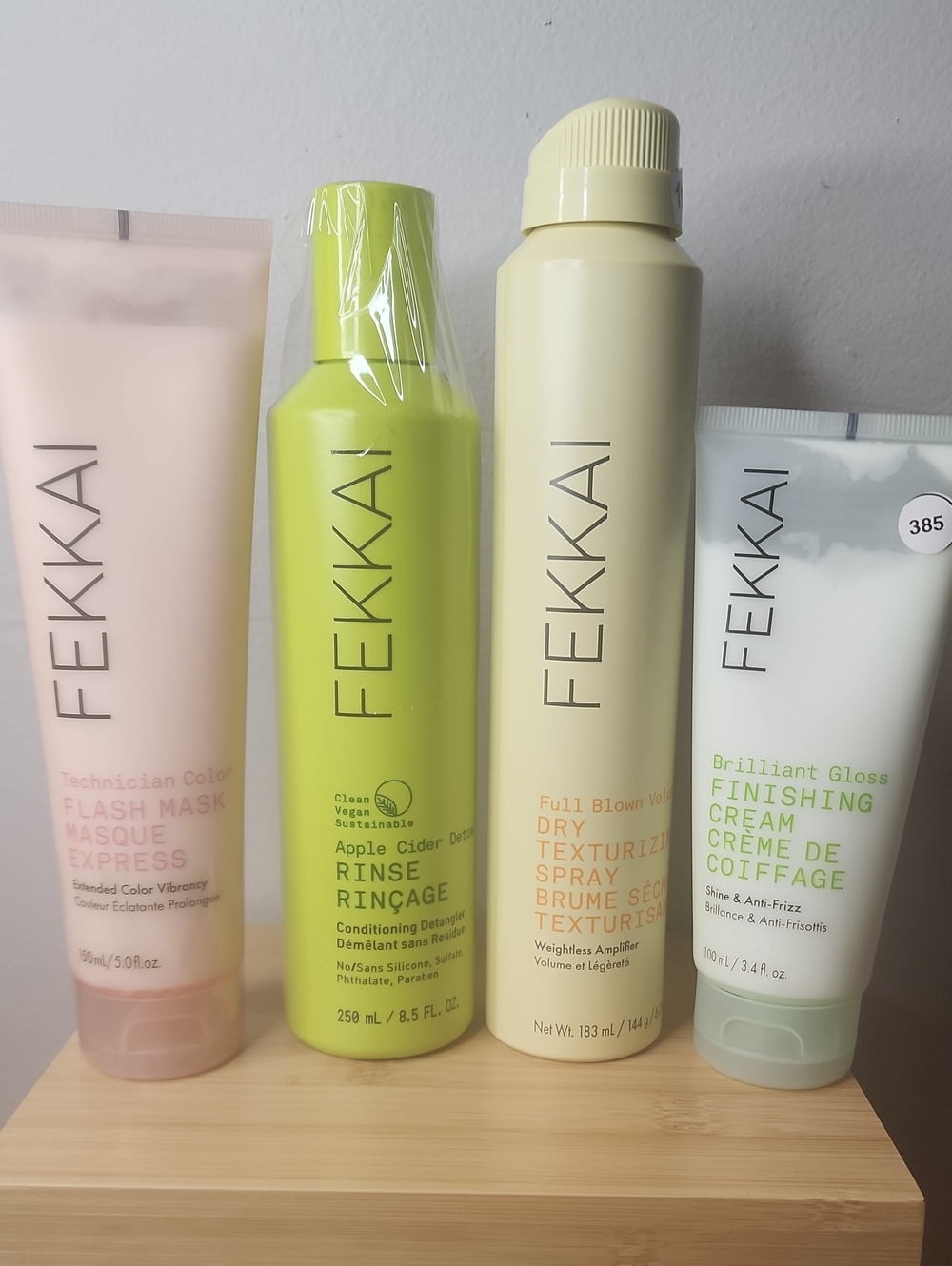 Fekkai Women's Hair Styling Set - Pale Yellow & Lime
